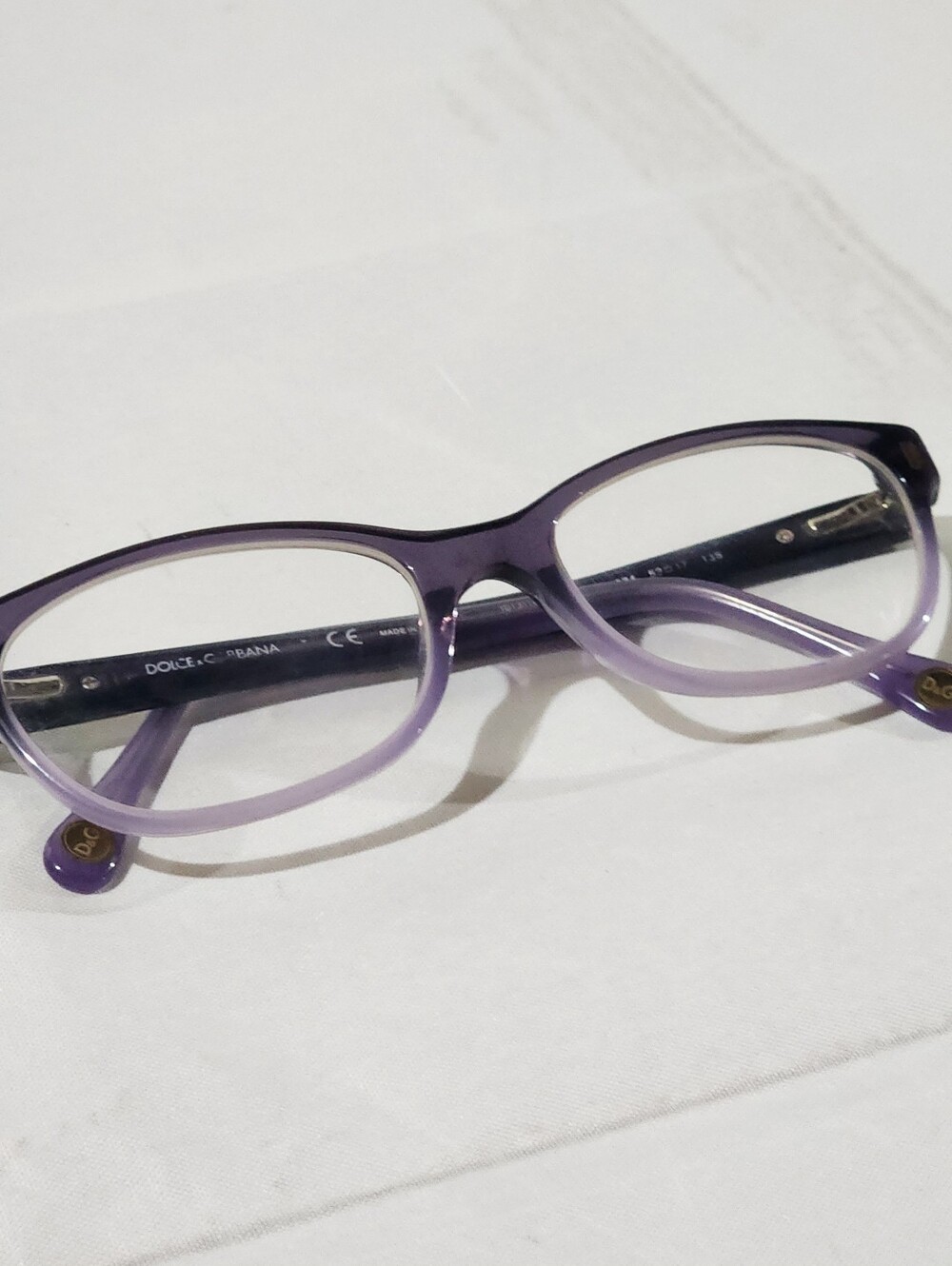 DOLCE & GABBANA Amethyst Violet Eyeglasses Frame